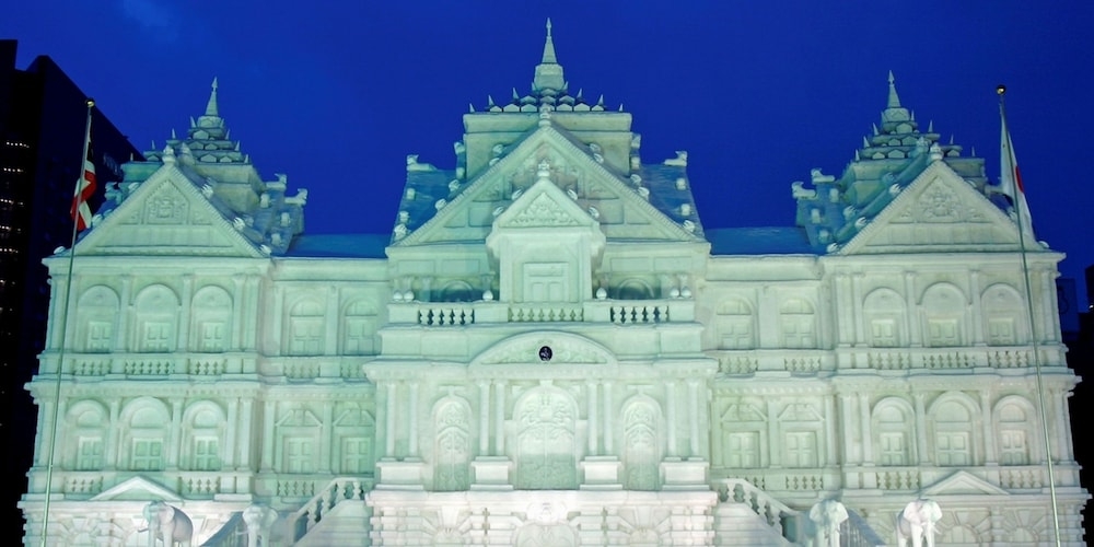 숙박 시설에서 보는 주변 전망