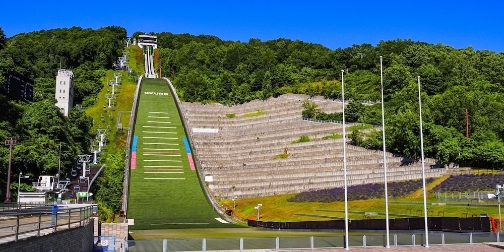 숙박 시설에서 보는 주변 전망