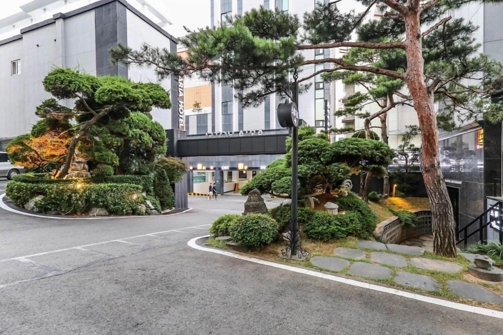 숙박 시설 구내