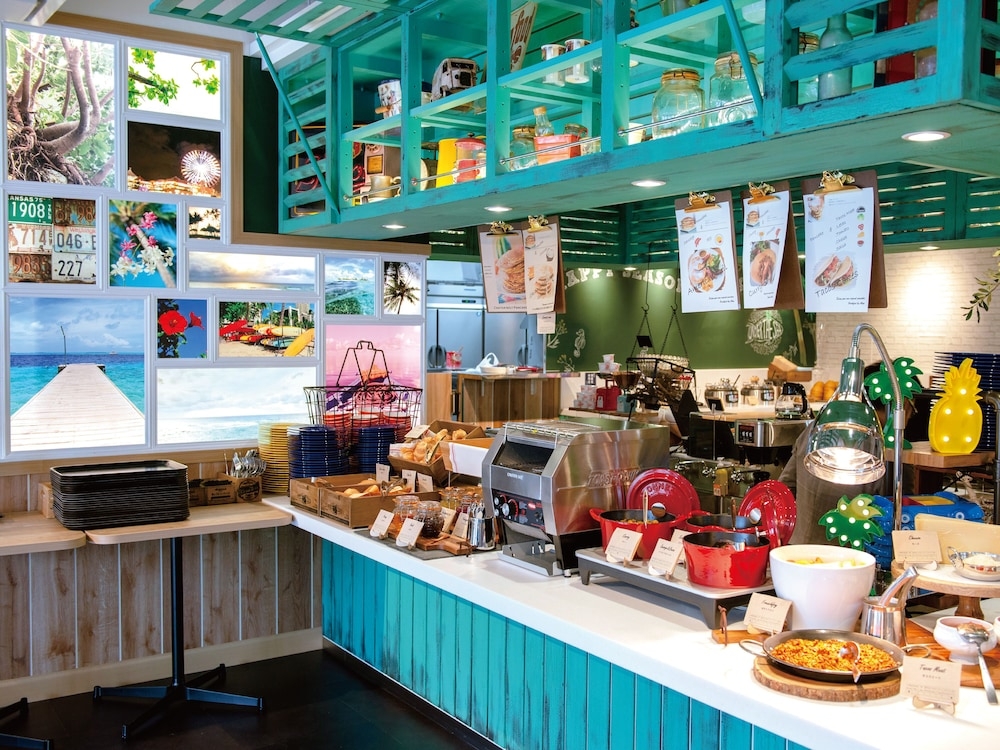 뷔페 아침 식사