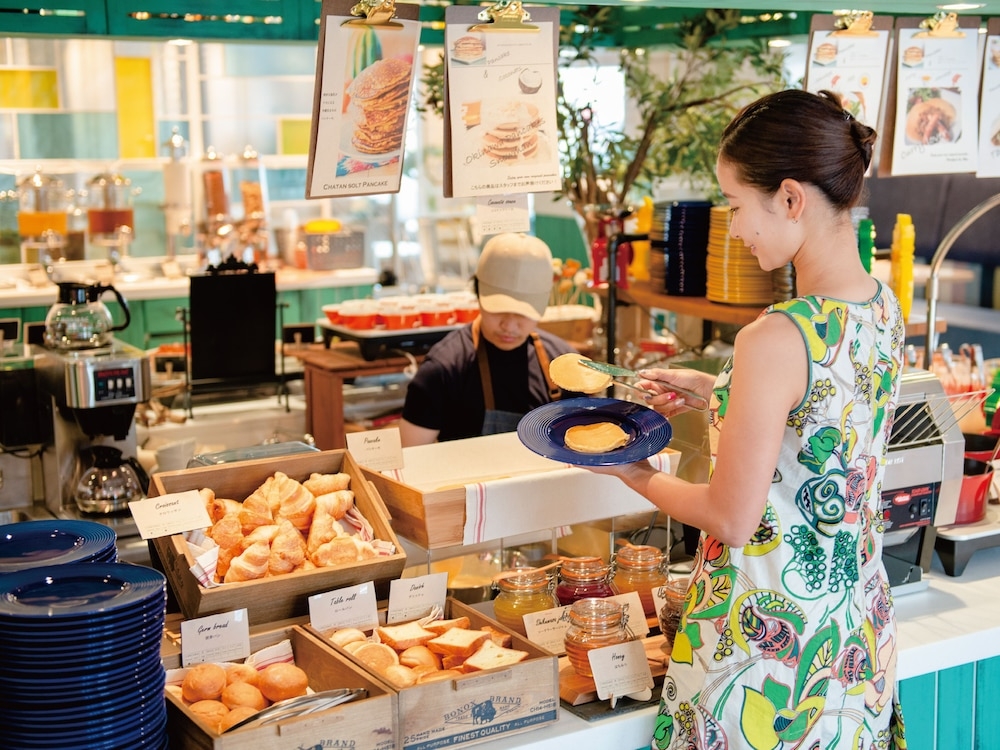 뷔페 아침 식사