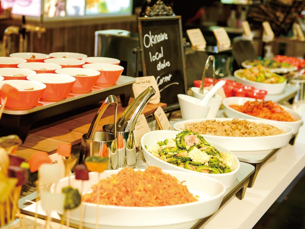 뷔페 아침 식사