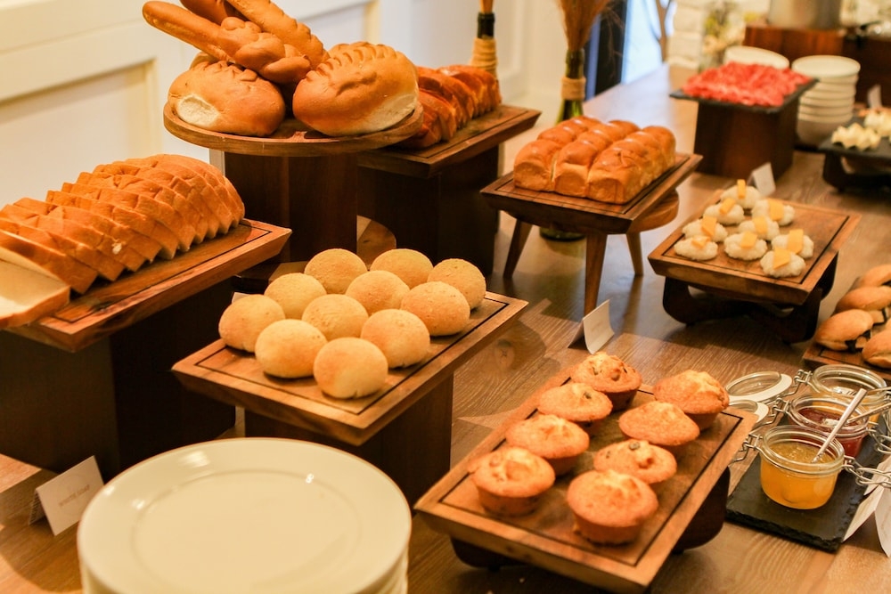 뷔페 아침 식사