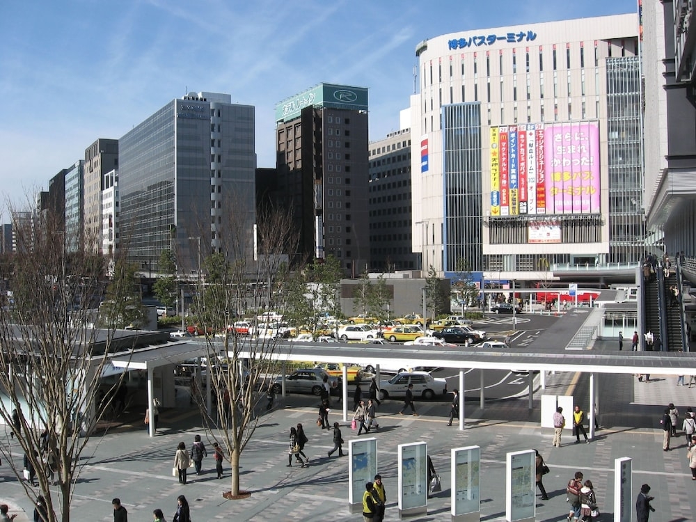 숙박 시설에서 보는 시내 전망