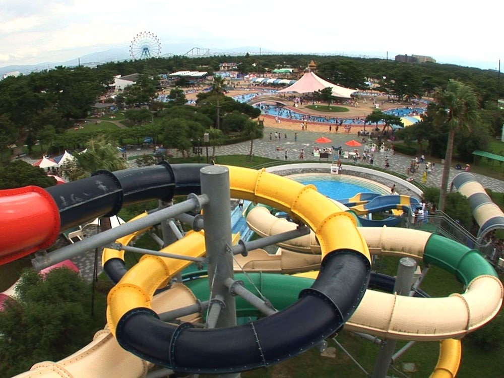 숙박 시설에서 보는 시내 전망