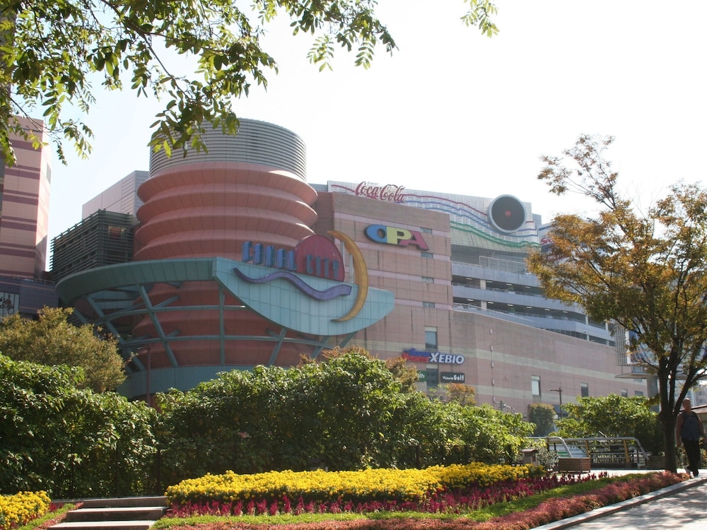 숙박 시설에서 보는 시내 전망