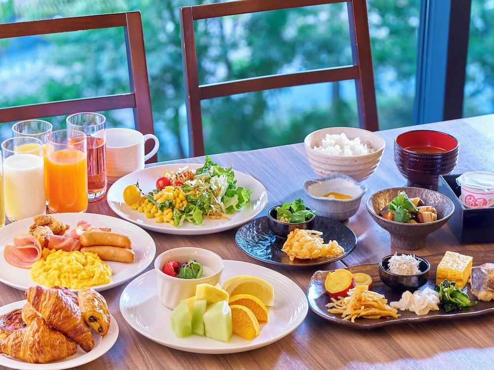 뷔페 아침 식사