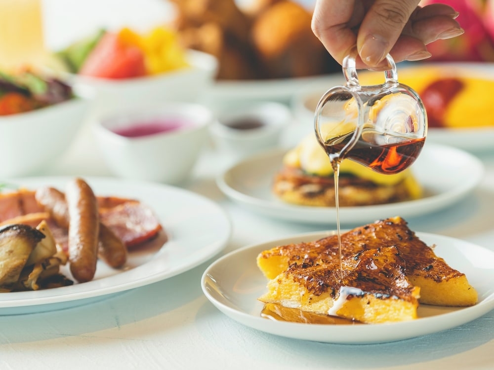 뷔페 아침 식사