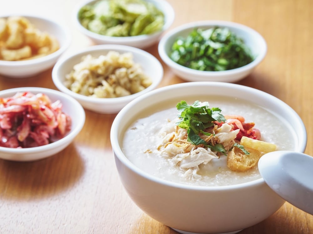 뷔페 아침 식사