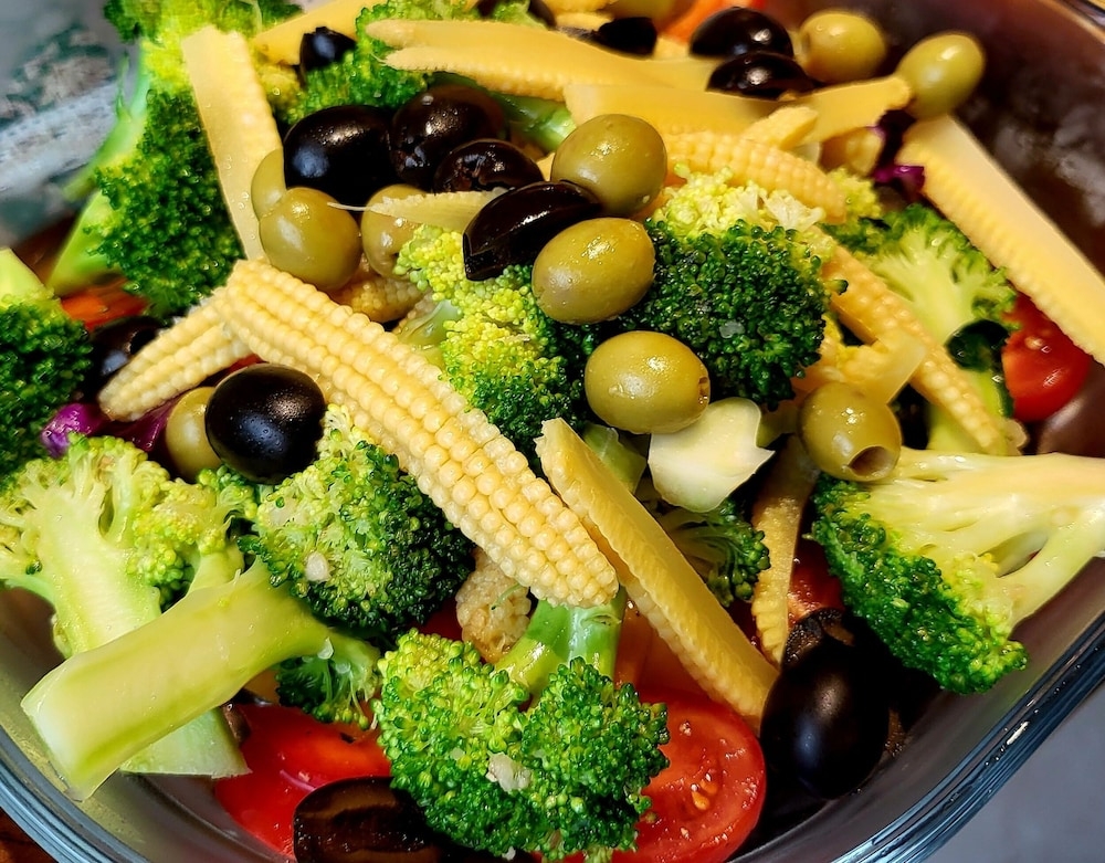 뷔페 아침 식사