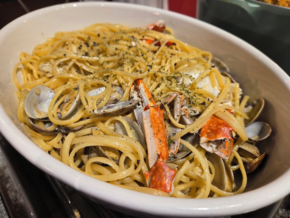 뷔페 아침 식사