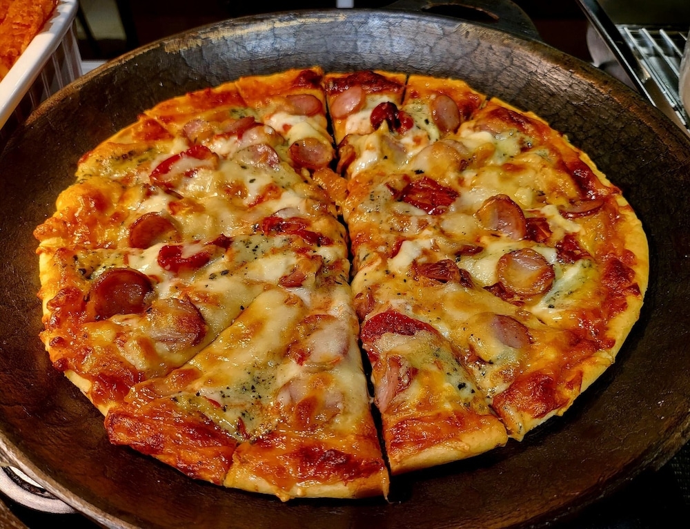 뷔페 아침 식사