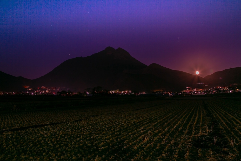 숙박 시설에서 보는 주변 전망