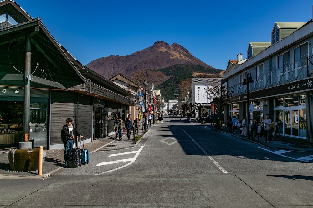 숙박 시설에서 보는 주변 전망