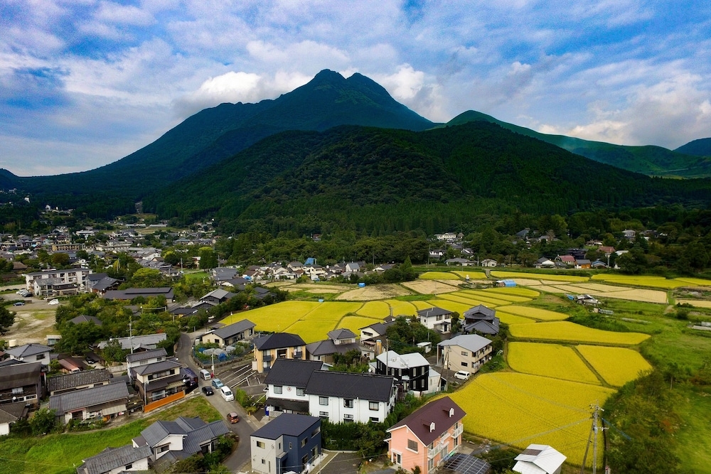 숙박 시설에서 보는 주변 전망
