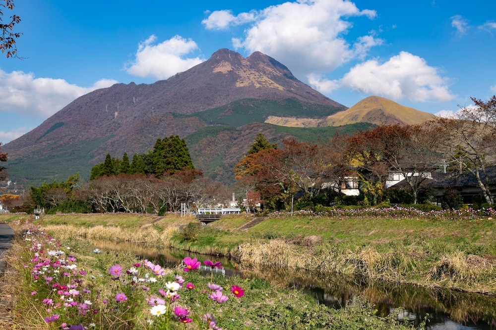 숙박 시설에서 보는 주변 전망
