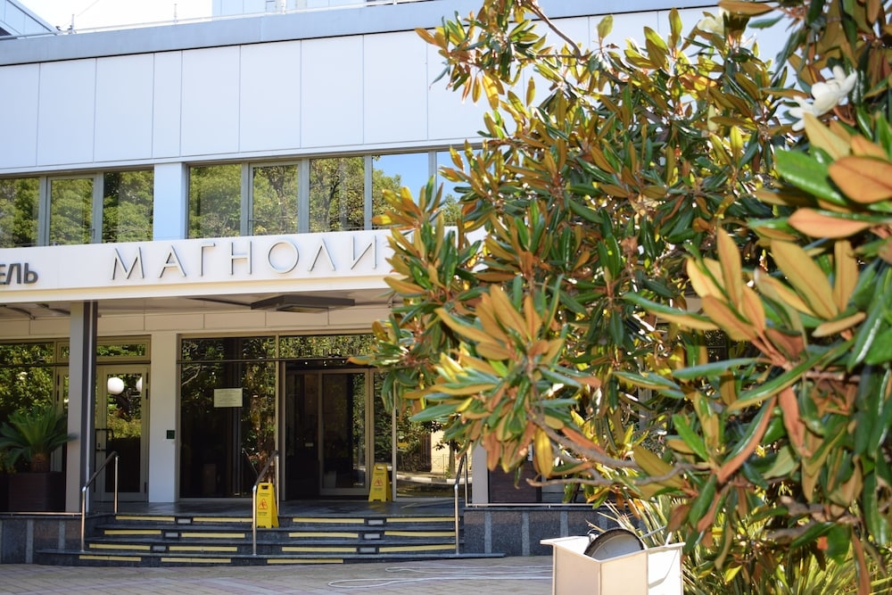 숙박 시설 입구