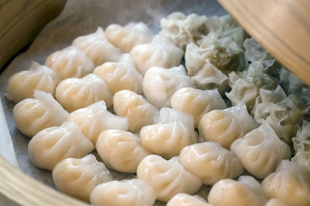 뷔페 아침 식사