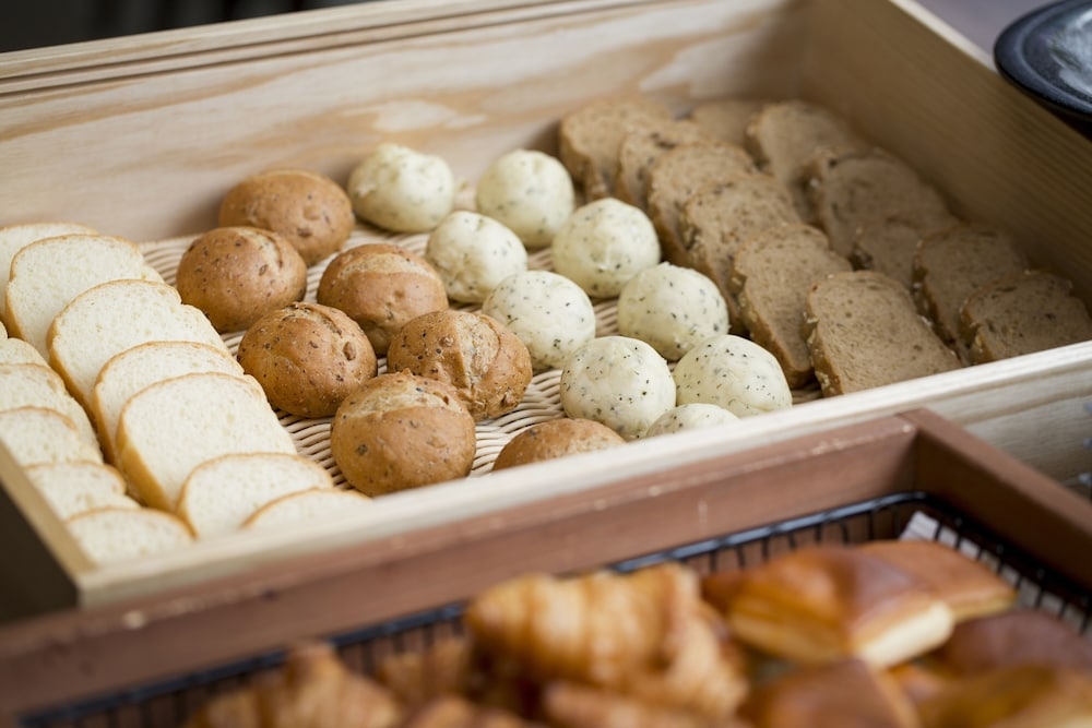 뷔페 아침 식사