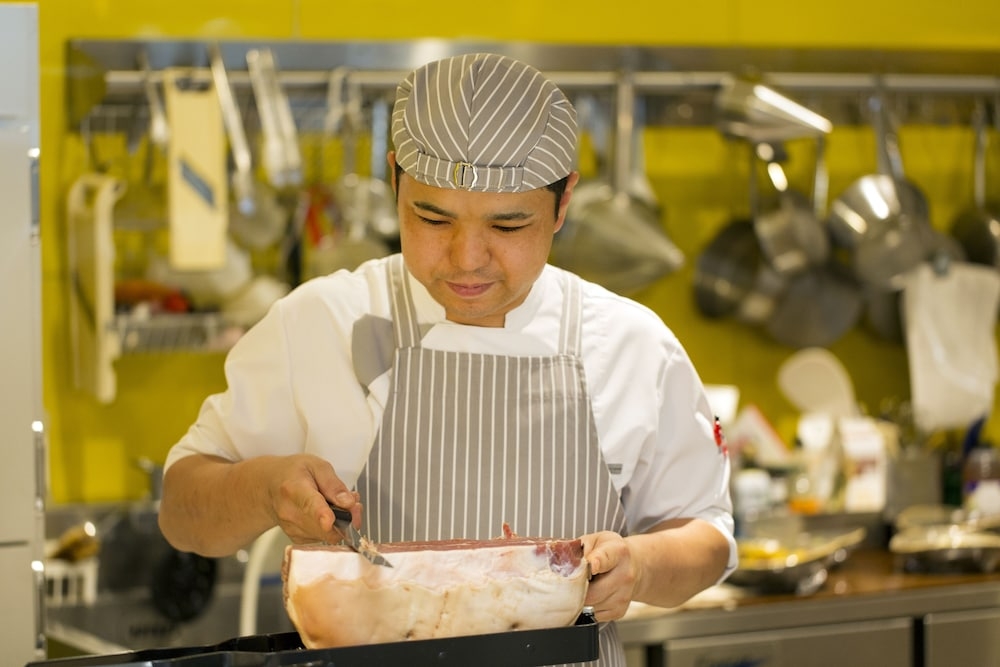 뷔페 아침 식사