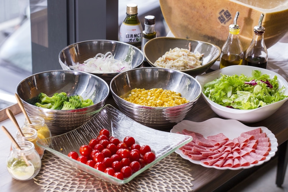 뷔페 아침 식사