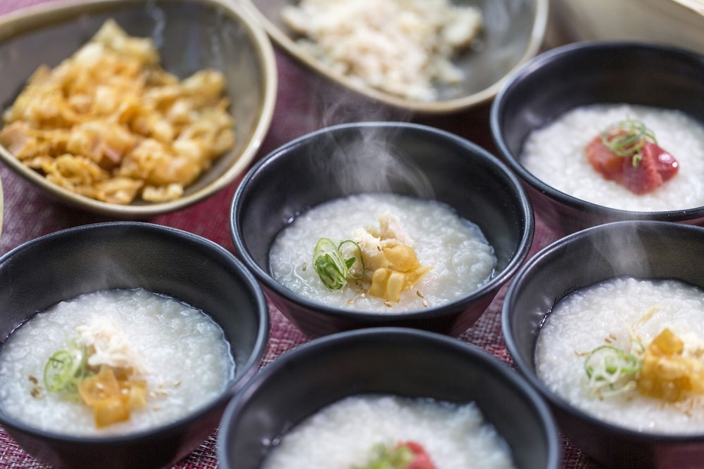 뷔페 아침 식사