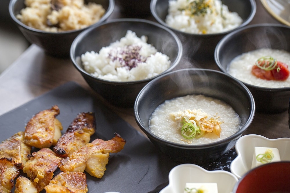 뷔페 아침 식사