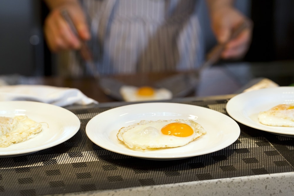 뷔페 아침 식사