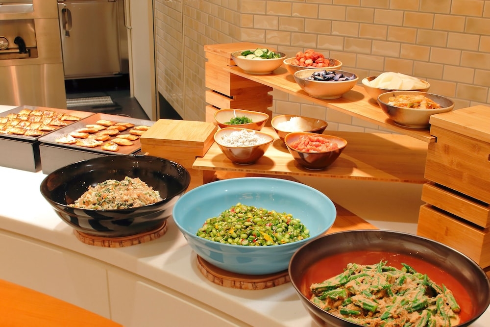 뷔페 아침 식사