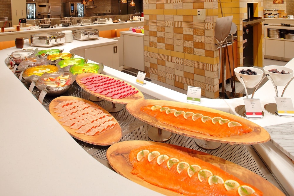 뷔페 아침 식사