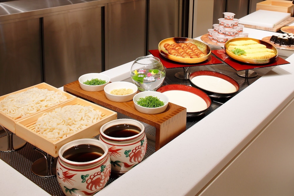 뷔페 아침 식사