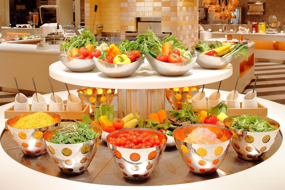 뷔페 아침 식사