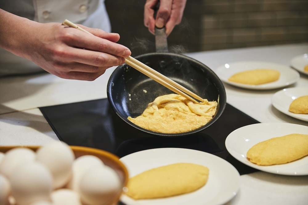 뷔페 아침 식사