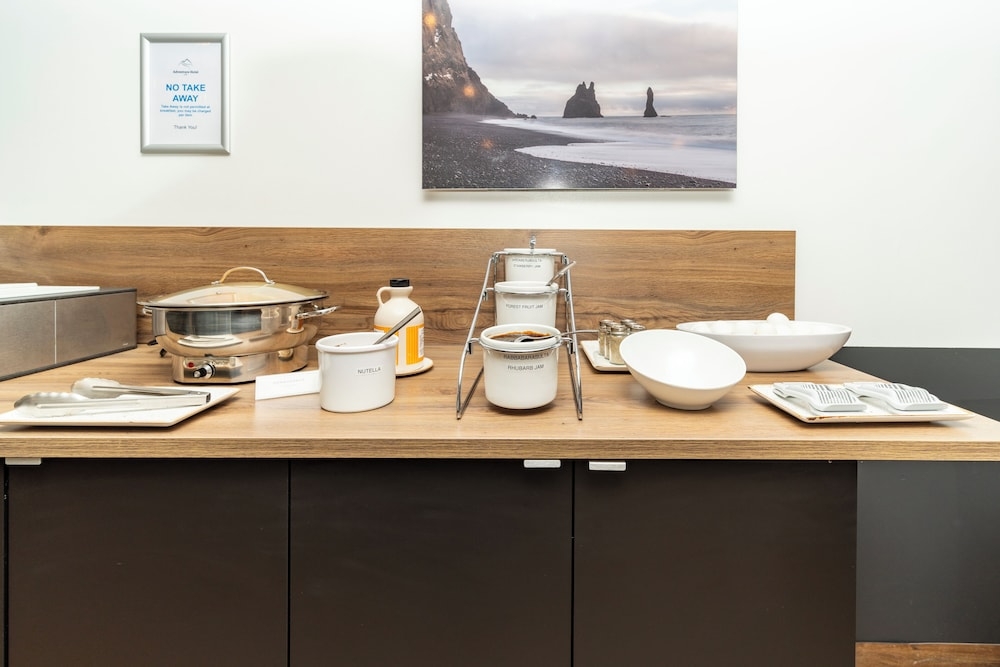 뷔페 아침 식사