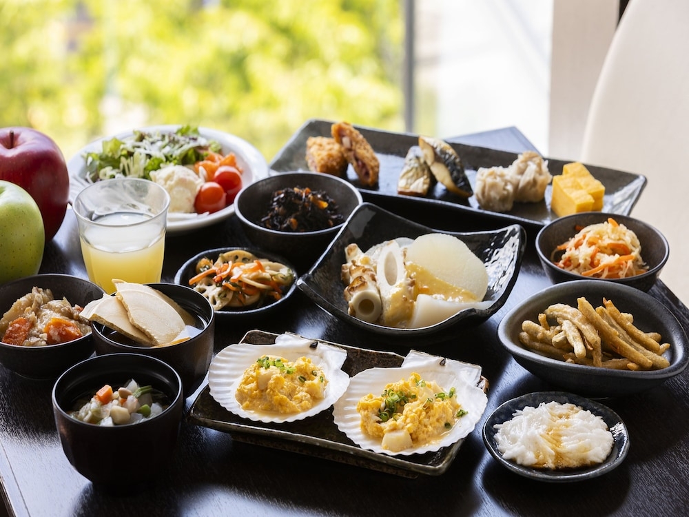 뷔페 아침 식사