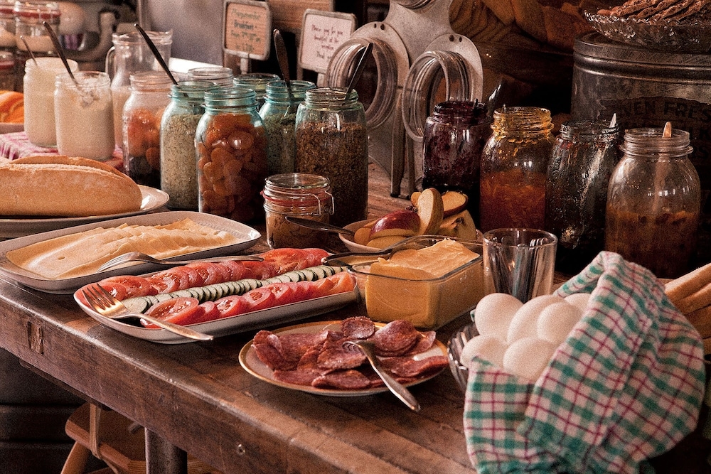 뷔페 아침 식사