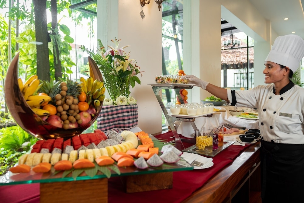 뷔페 아침 식사