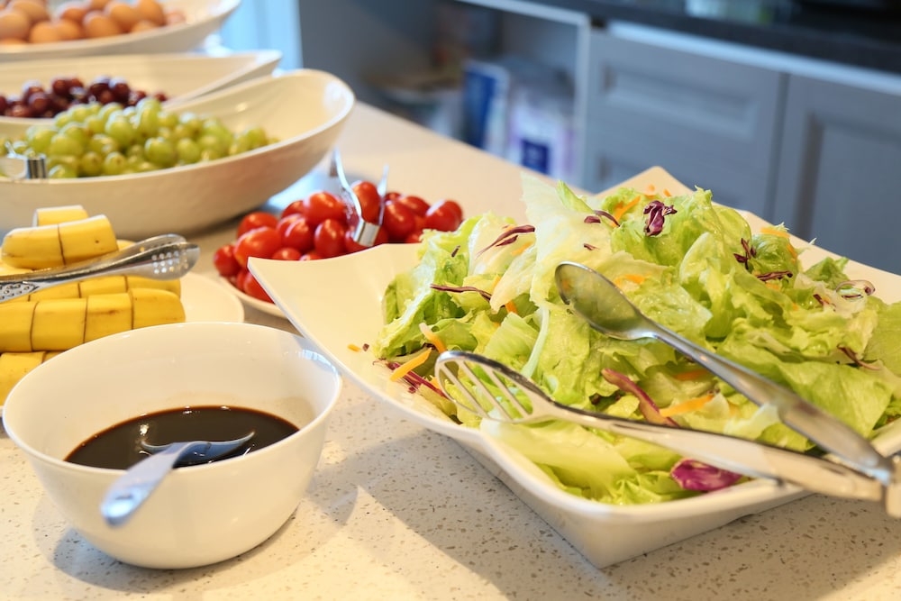 뷔페 아침 식사