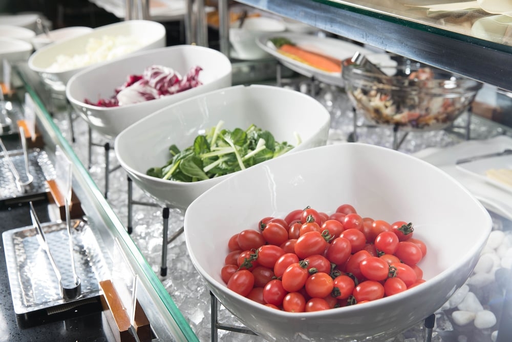 뷔페 아침 식사