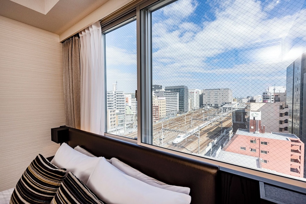 숙박 시설에서 보는 시내 전망