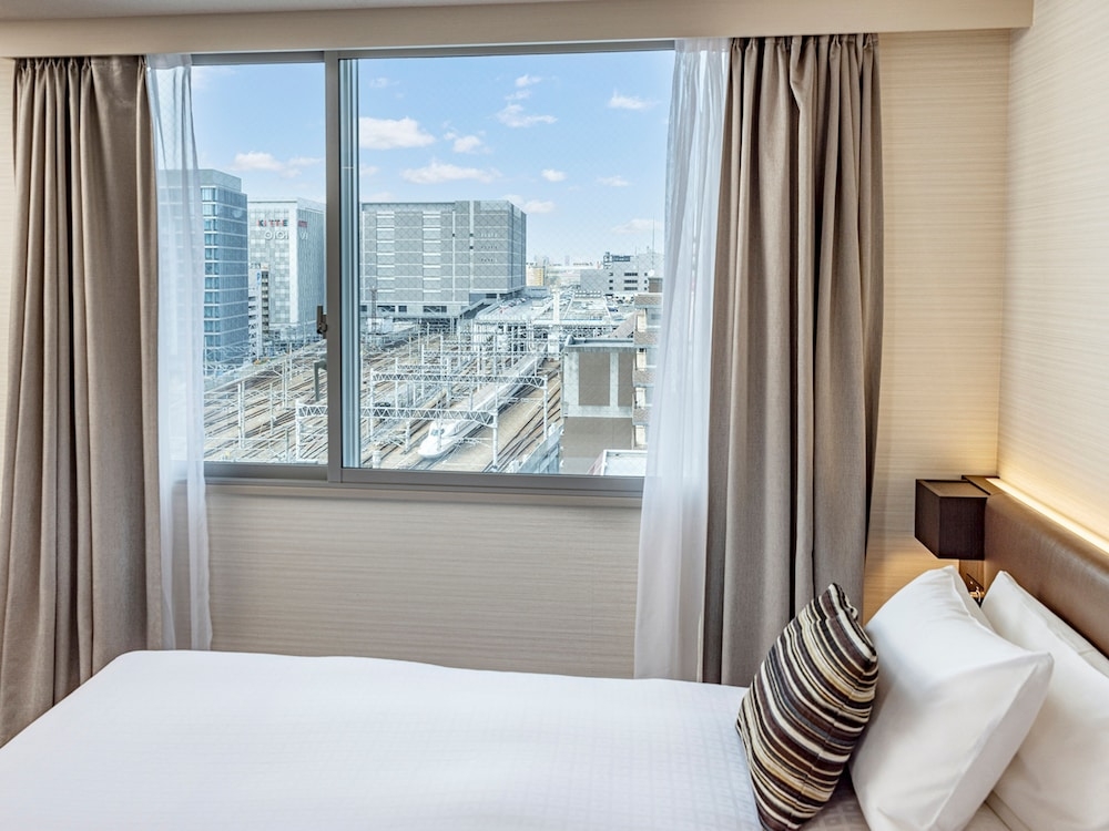 숙박 시설에서 보는 시내 전망