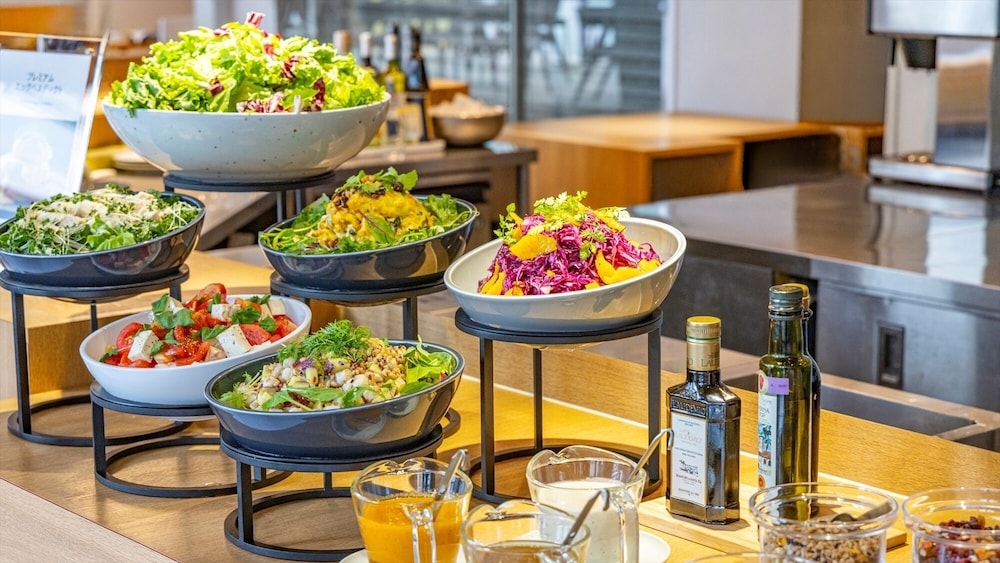 뷔페 아침 식사