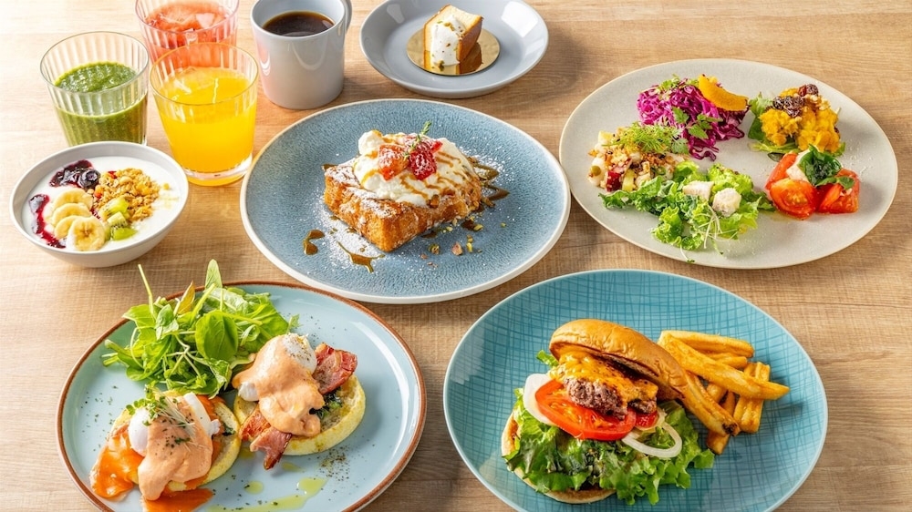 뷔페 아침 식사