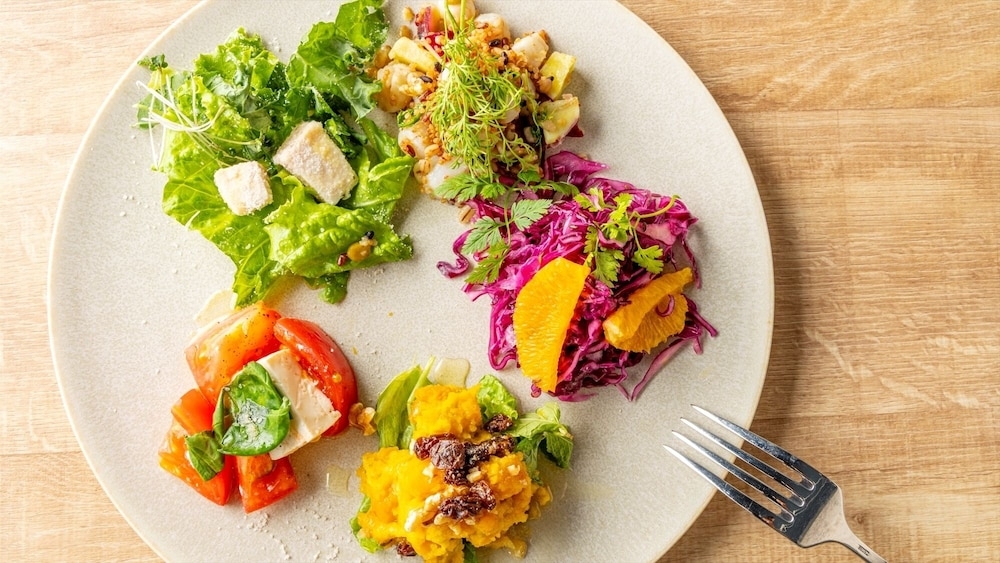 뷔페 아침 식사