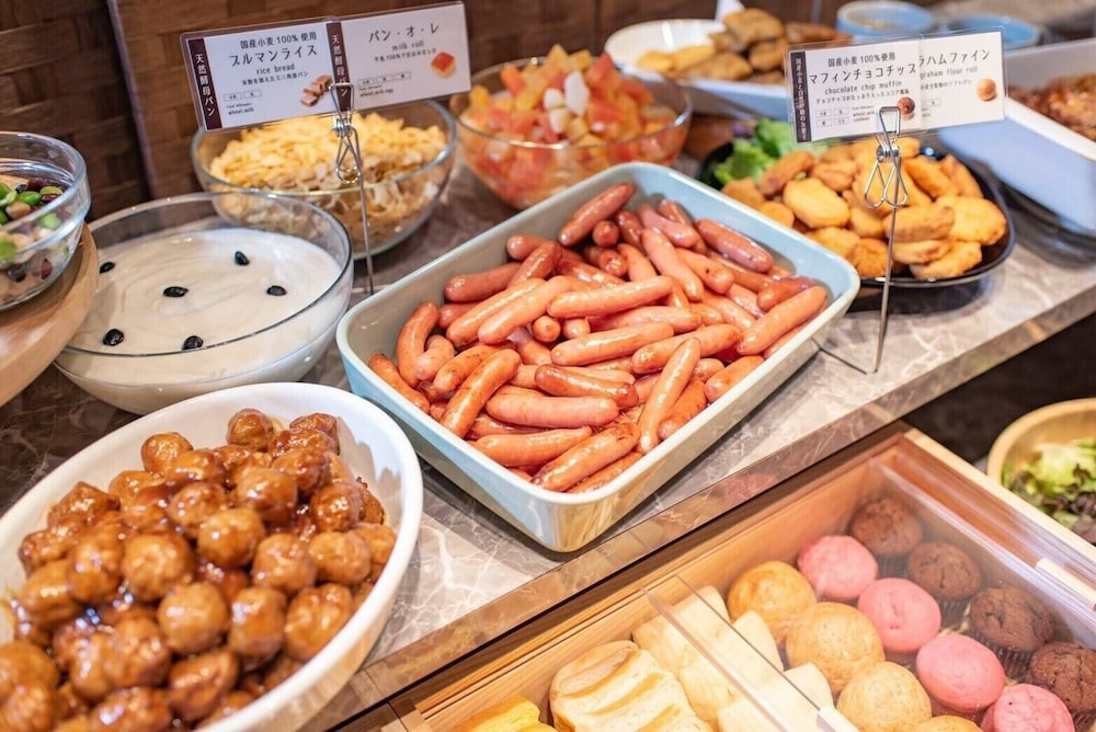 뷔페 아침 식사