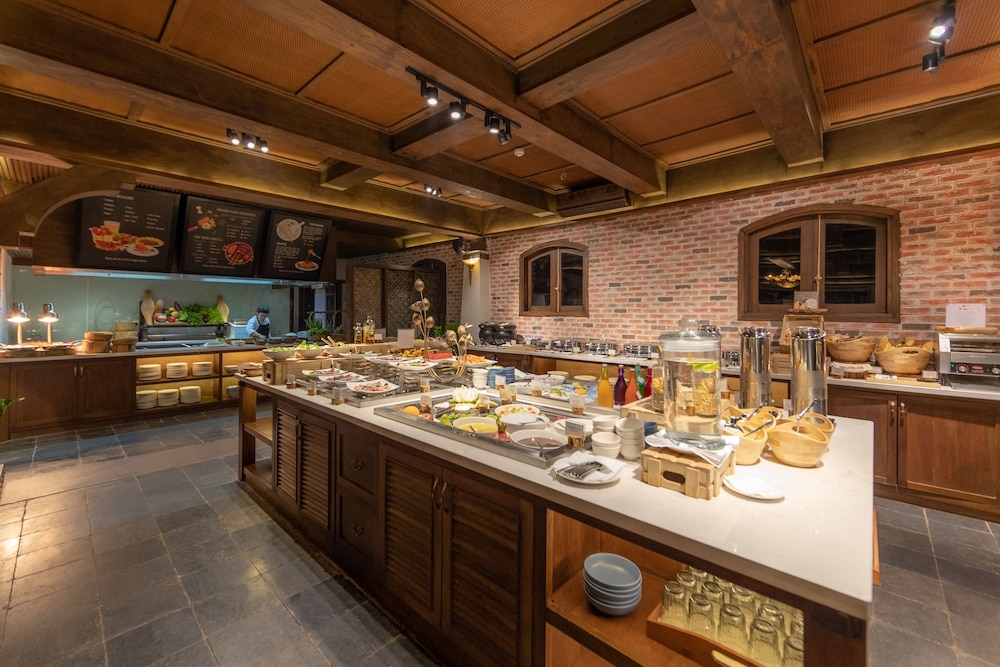 뷔페 아침 식사