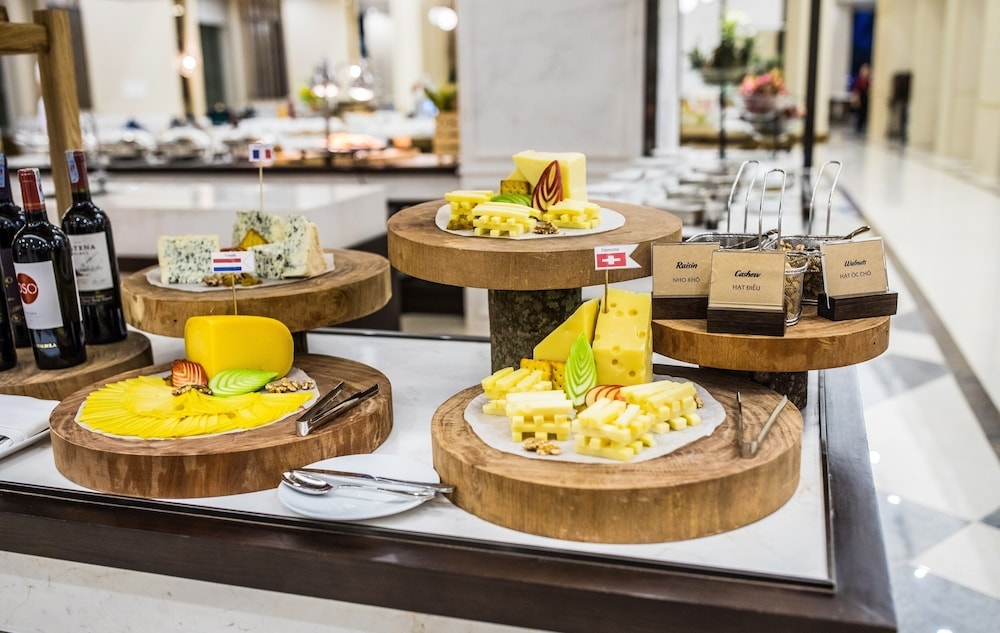 뷔페 아침 식사