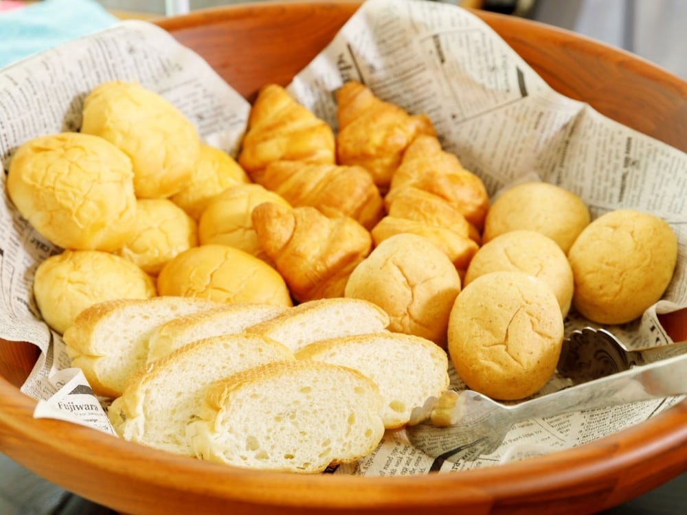 뷔페 아침 식사