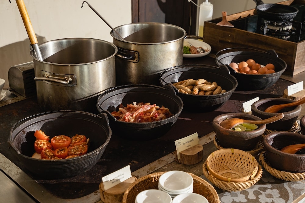 뷔페 아침 식사