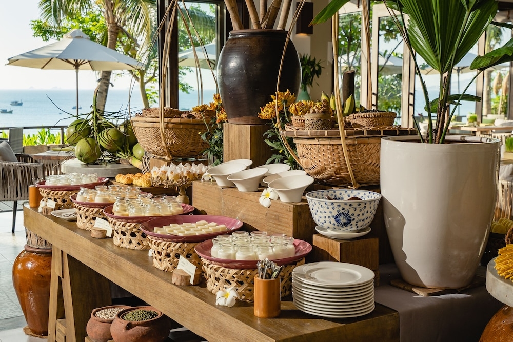 뷔페 아침 식사